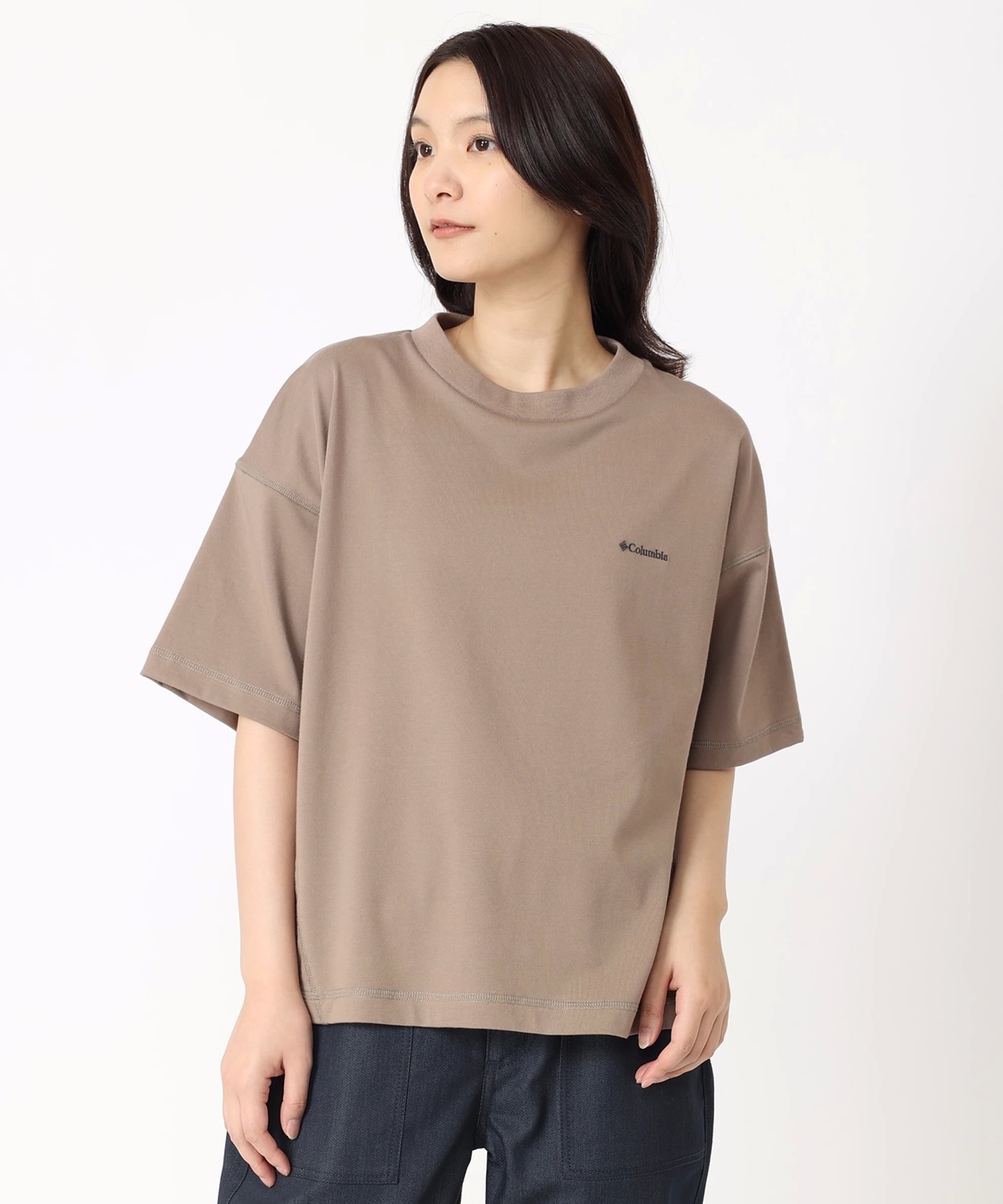 ウィメンズホイットニーパークショートスリーブTシャツ(S Ash Brown