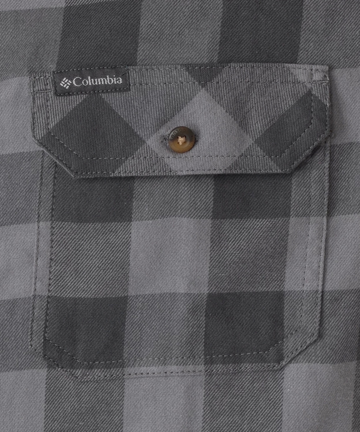 フレアガンストレッチフラネルシャツ(S City Grey Twill Buffalo Check