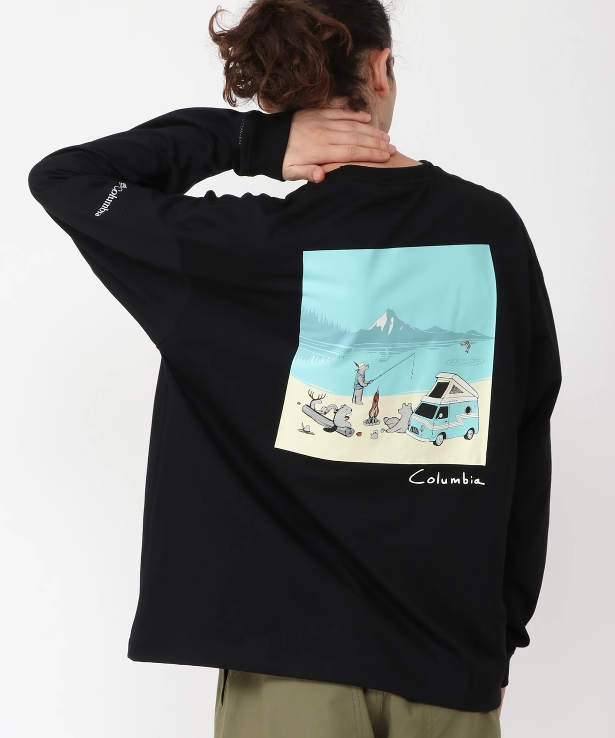 レイクトゥーアヴェニューロングスリーブTシャツ(XS Black, Van Camping): アウトレット商品以外用│コロンビア(Columbia )公式通販サイト