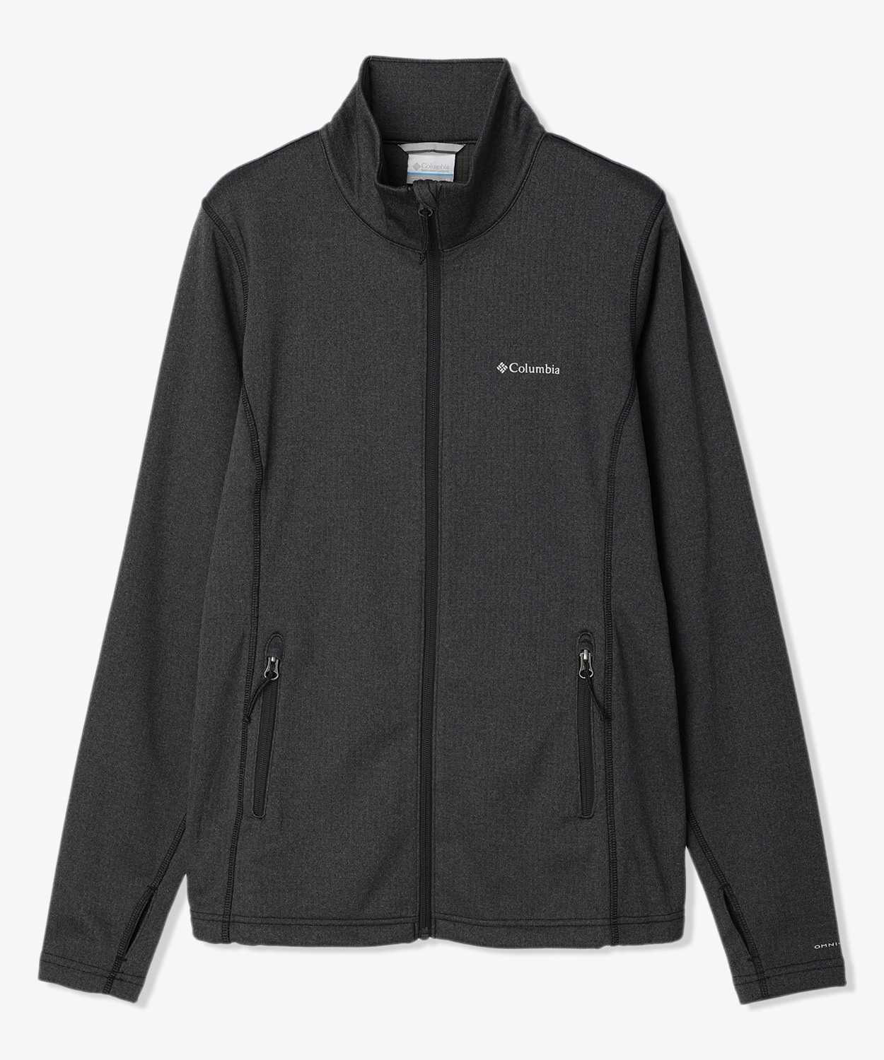 ウィメンズパークビューグリッドフリースフルジップ(XS Black Heather